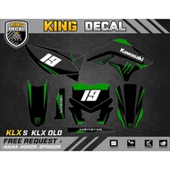 Decal KLX OLD DECAL KLX S DECAL STICKER KLX 09