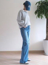 Gori韓國拼邊牛仔褲