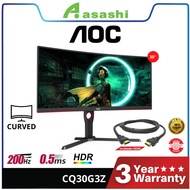 AOC CQ30G3Z 30" 200Hz 0.5ms 1500R CURVED VA WFHD GAMING MONITOR