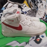 nike air force 1 white red