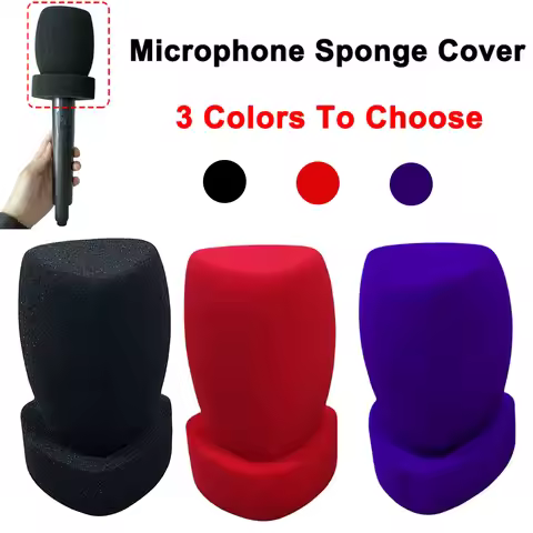 Microphone Sponge Cover,Thicken Mic Foam,Mic Pop Filter,Mic Windscreen for Handheld Microphone Recor