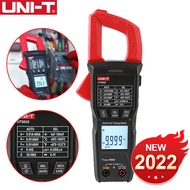 UNI-T 2022ใหม่ Digital Clamp Meter UT202S AC 600A True RMS NCV Ammeter DC แรงดันไฟฟ้าความถี่ Hz ความจุข้อมูลถือ6000นับ