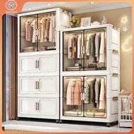 Simple Installation Of Baby Plastic Wardrobe Children's Wardrobe Double Door Wardrobe Bedroom Storag