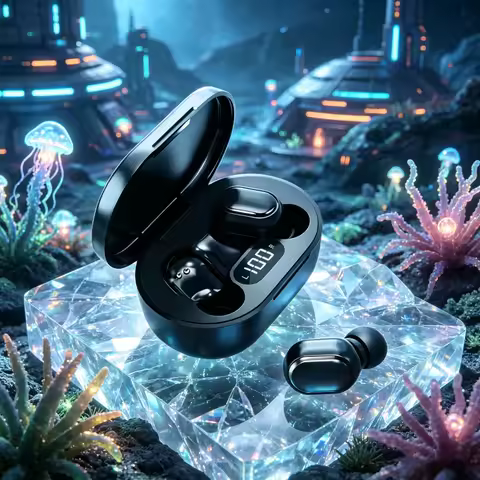 E7S TWS Earphone Bluetooth Headphones with Mic 9D Stereo Hifi Earbuds Wireless Headse