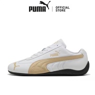 【PUMA Genuine】PUMA Shoes Unisex Low Cut White Yellow Sneakers OG Racing Shoes Casual Shoes