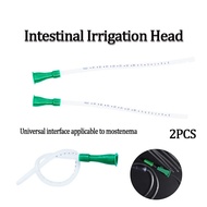 2PCS Disposable Intestinal Rinse Straw Household Rinse Head Hydrotherapy Defecation Enema Bowel Clea