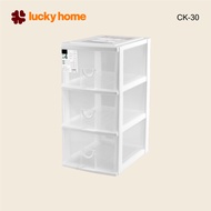 LUCKY HOME Drawer Box (A4) 3 Layers CK-30 Size (Width x Depth x Height): 25.5 x 35 x 51 cm