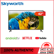 Skyworth 42 Inch 2K Android TV Smart 42STC6200 Full HD DVB-T2 Netflix Youtube Bluetooth Android 9.0