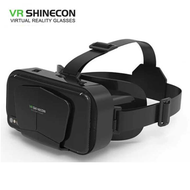 Shinecon Kacamata VR Box IMAX Untuk Semua HP Nonton Video POV Bermain Main Game Murah Hitam G10