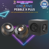 Creative Pebble X Plus 2.1 USB-C Speakers Customizable RGB Lighting