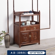💥NEW Arrival💥New Chinese Style Solid Wood Tea Cabinet Sideboard Cabinet Solid Wood Tea Table Side Cabinet Small Liquor C