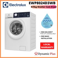 ELECTROLUX EWP8024D3WB 8/5KG UltimateCare™ 300 Front Load Washer Cum Dryer