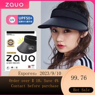 South KoreazauoSun Protection Hat Female Summer Sun Hat Cycling Outdoor Uv-Proof Air Top Hat Beach Hat JQ11