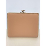 agnes b. wallet other coin purse leather PNK plain women's Direct from Japan Secondhand