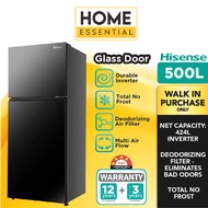 Hisense 500L Inverter Two Door Refrigerator RT549N4ABU | Diff Color RT549N4ABW-MBU RT549N4AWU | Peti