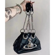 Vivienne Westwood Women's New Punk Style Shoulder Bag YK2