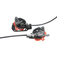 Selling! ! !-Shimano Deore XT M8000 M8100 Hydraulic Brake Set Ice Tech Cooling Pads 2-Pisto Front An