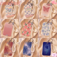 COCOFRUIT Credit Card Holders, Plastic Business Card Holder, Cartoon Bus Card Cover  Student