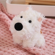 JOJO CASTLE Cute Plush Pendant West Highland Dog Plush Toy White Terrier Dolls Stuffed Soft Dog Pend