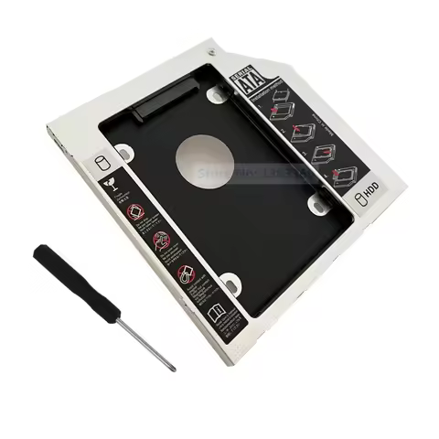 NIGUDEYANG 2nd SATA Hard Drive HDD SSD Optical Enclosure Caddy Frame for HP 245 250 255 450 470 G1 G