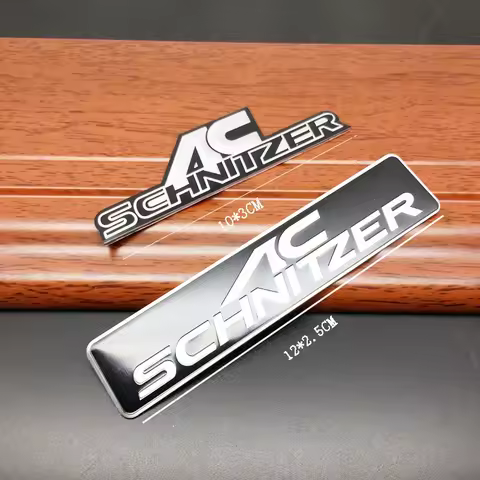 AC aluminum Emblem Sticker For AC Schnitzer M M3 M5 E46 E39 E36 E34 E90 X1 X3 X5 X6 Auto Accessories