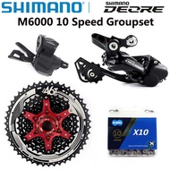 SHIMANO DEORE M6000 10 Speed Groupset MTB Mountain Bike RD M6000 Rear Derailleur Shifter lever SunRa