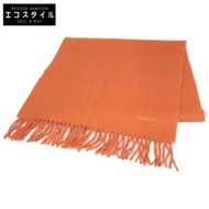 愛馬仕標誌刺繡羊絨流蘇