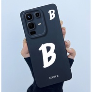 สำหรับ Infinix Note 50S เคส50x ตัวอักษรเริ่มต้นนำโชคซิลิโคนนิ่มด้านเคสกันกระแทก Infinix Note50s X687