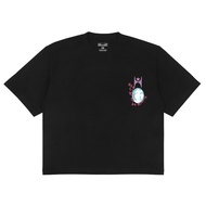 Himside - Heavy Weight Cotton 16s - Albeit Black Boxy Loose - Short Sleeve T-Shirt for Men and Women