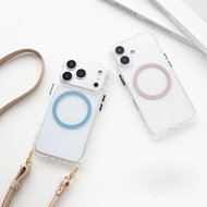 MagSafe 相容金屬指環 【 iPhone系列 TPU 透明手機殼 】 手機掛繩 FZ12K