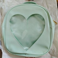 WEGO 心形痛袋 痛包背囊 薄荷綠色
