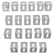 20Pcs 4040 Aluminum Corner Brackets Corner Fitting Angle 40 X 35 Connector Fastener For 4040 Industr