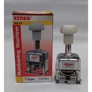 Kenko Stamp No. 51 / Automatic Numbering 7 Digits