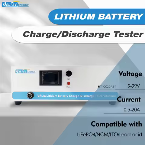 Heltec 9–99V 20A/40A Multi-Function Electronic Load Battery Tester for 18650,LiFePO4&Lead-Acid Batte