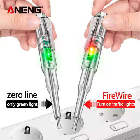 ANENG B13 Voltage Detector Test Pen 24-250V Electric Screwdriver Probe With Indicator Light Sensor Z