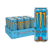 魔爪能量維生素飲料330ml*12罐藍魔爪芒果運動平行進口