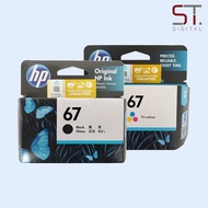 HP 67 Original Black Colour Ink for HP ENVY Deskjet 2330 2722 2723 4120 6020 2722e 2723e 4120e 6020e