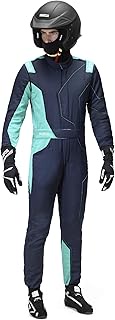 sparco Racing Suit R584 SPRINT ADVANCED-ASY Racing Suit R584 Navy Blue/Sea Green Size 52