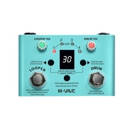 [New Arrival]M-VAVE LOST TEMPO Effect Pedal Drum & Looper Effector Mini 2-in-1 Looper & Drum Machine