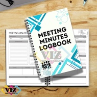 Meeting Minutes Record Book / Notebook / Log Book / Journal / Tracker Journal Notebook