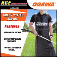 [ 100% Original ] OGAWA Grass Cutter Apron / Baju Mesin Rumput Tebal Dan Water Proof Accesories Tools