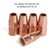 5Pcs Gas Nozzle 246-372 246372 1/2" Fit Miller Millermatic M-100 (M-10) M-150 (M-150) and Hobart H-9