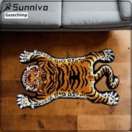 Tiger Rug Bath Mat Absorbent Nonslip Door Mat Cute Soft Washable Shower Rug Area Rug for Floor Bathr