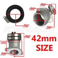 Yamaha 38mm 40mm 42mm Racing Intake Pipe Motorcycle Twist Set Carburetor Enhanced Airflow Durable Wi