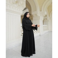 PUTIH HITAM Lucia abaya Newest abaya Dress 2024 Luxury White abaya dubai abaya Black abaya outer abaya hawa