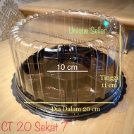 [Isi10] Mika Tumpeng Mini Sekat 7 / CT Sekat 7 / Mika CT Sekat 7 / Mika Cake Tray 20 / Mika CT 20 se