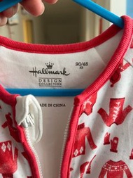 全新 Hallmark嬰兒包被衣 長䄂  Xmas style Size 90/48