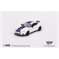 MINI GT [WHITE] FORD MUSTANG GT LB-WORKS #646