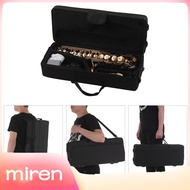 Miren-my Eb Alto Saxophone 82Z Key Type Gold Lacquered Brass Carved Black Finish Leather Pads with M