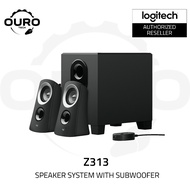 LOGITECH Z313 SPEAKER SYSTEM WITH SUBWOOFER (Rich Balanced Sound) (980-000413)